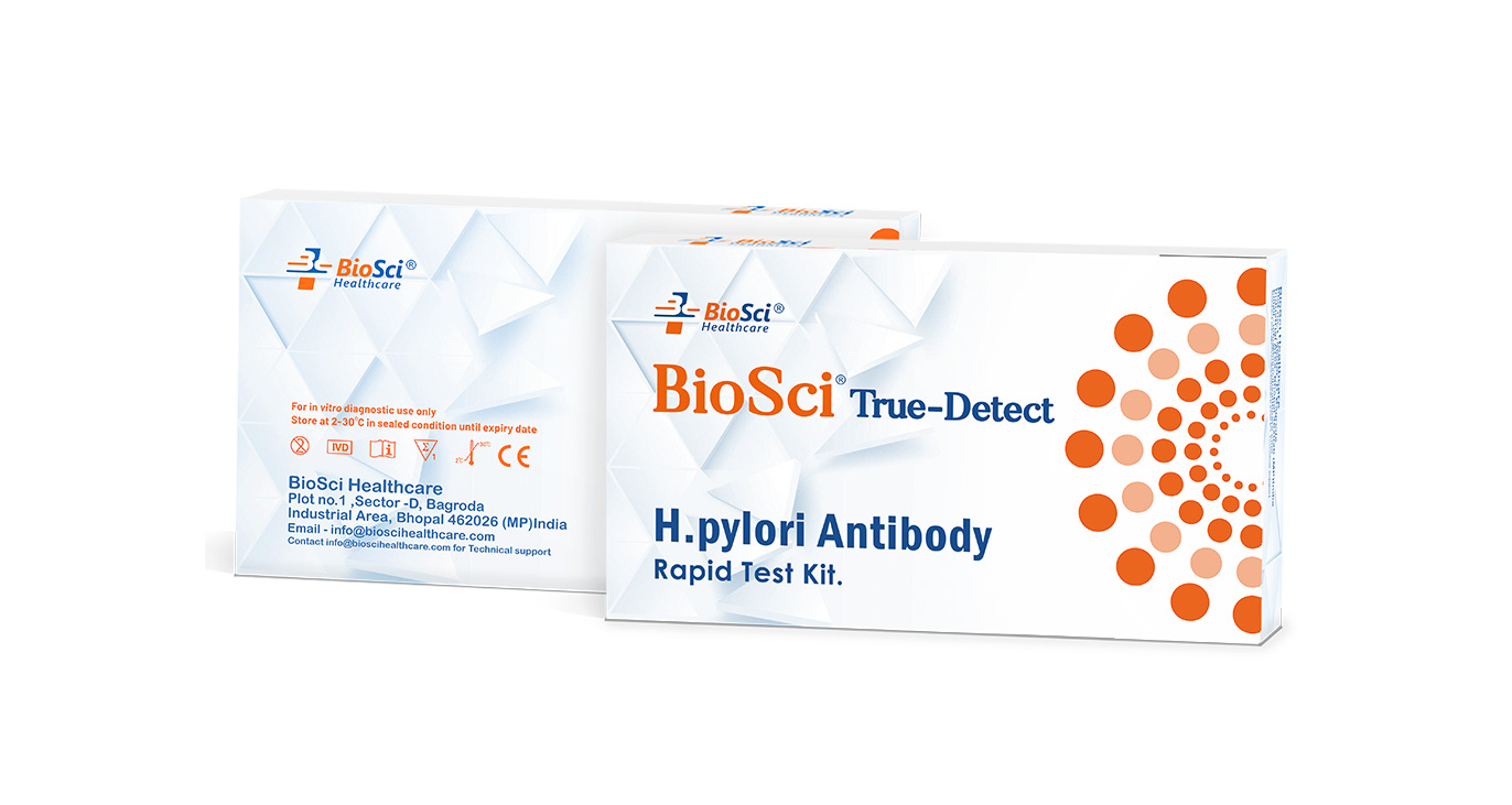 BioSci True Detect H Pylori Antibody Rapid Test Kit BioSci Healthcare